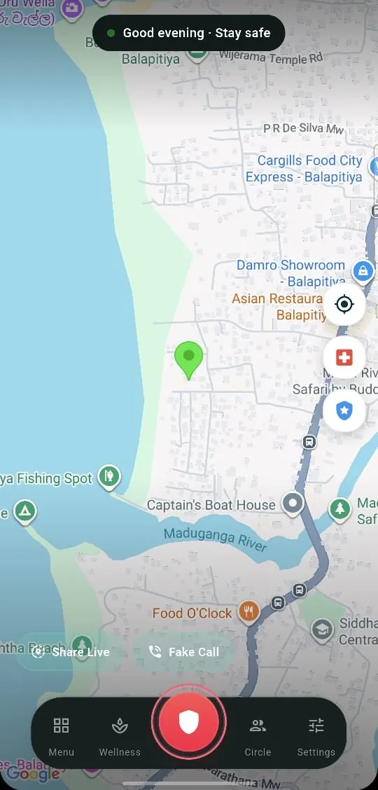 Luraea live safety map