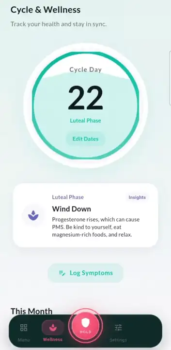 Luraea Cycle Tracker